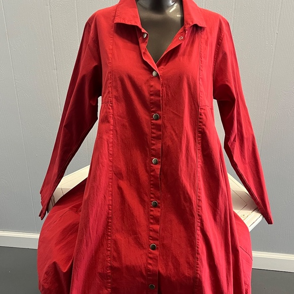 Eleven Stitch Design A-Line Shirt Dress X Small - Picture 1 of 11
